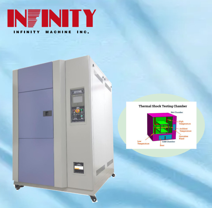 Cooling Rate High and Low Temperature Impact Test Chamber W300*H400mm Observation Window -55C ～ 150C Temperature Range