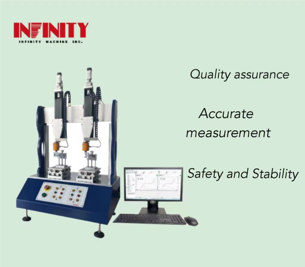 Force Accuracy ±0.3% Dual Station Power Adapter Swing Force Testing Machine