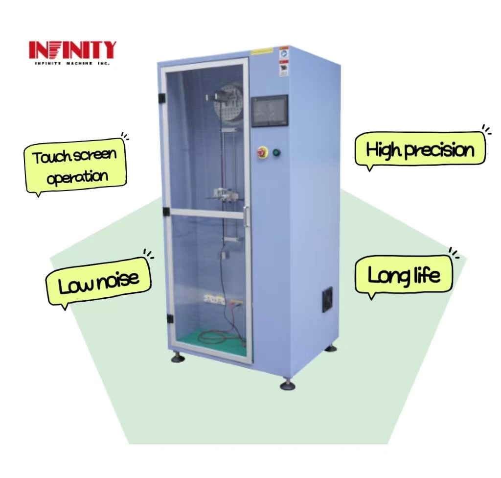 PLC Control Touch Screen Automatic Testing Wire Swing Life Tester