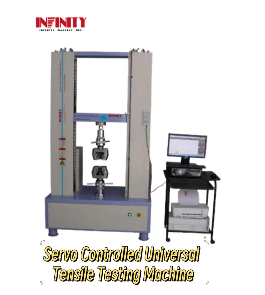 Servo Controlled Universal Tensile Testing Machine 650mm Stroke For Spanish And Portuguese Wholesalers
