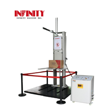 High Precise Packaging Drop Test Machine For Impact Resistance Test Double Track 1400mm