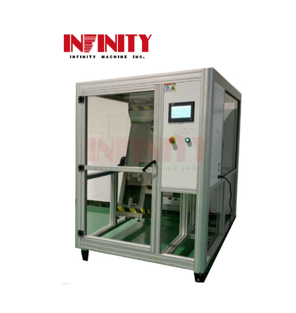 IEC60068 Acrylic Enclosure Cellphone Reel Drop Impact Tester 350mm Drop Height AC220V 50Hz 5A