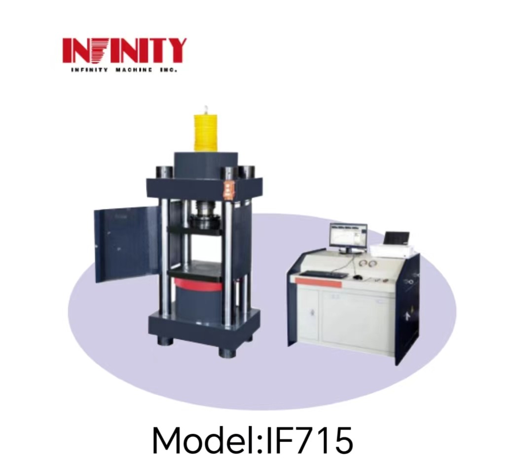 Micro Electro Hydraulic Servo Compression Testing Machine With Real Time Test Curve Display Weight 1200