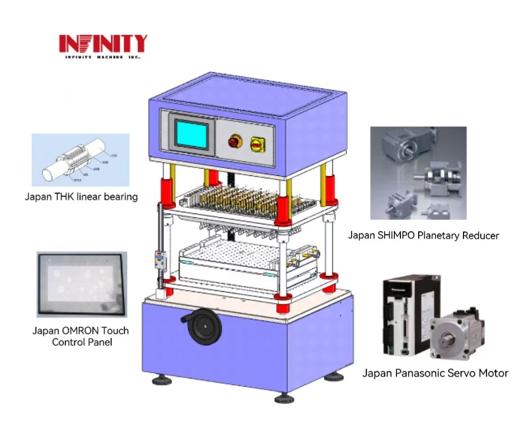 Durable High Precision Random Key Life Testing Machine For Note Book Keyboard