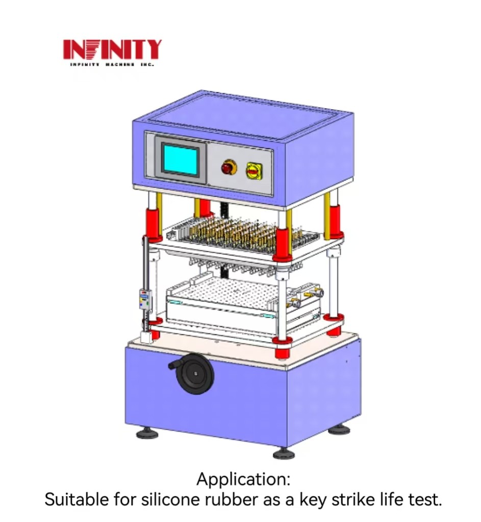 Multi Station High Precision Computer Keyboard Random Button Life Testing Machine