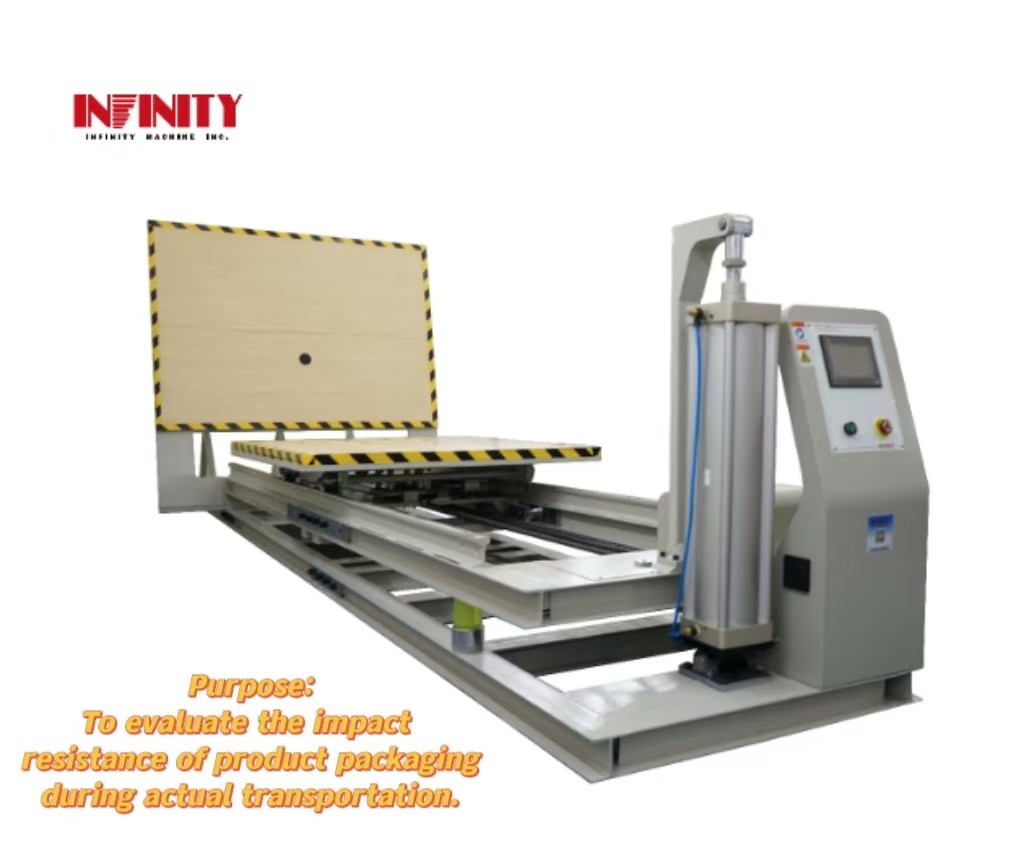 Packaging Incline Impact Testing Machine Impact Speed Range 1.305 ～ 5m/s