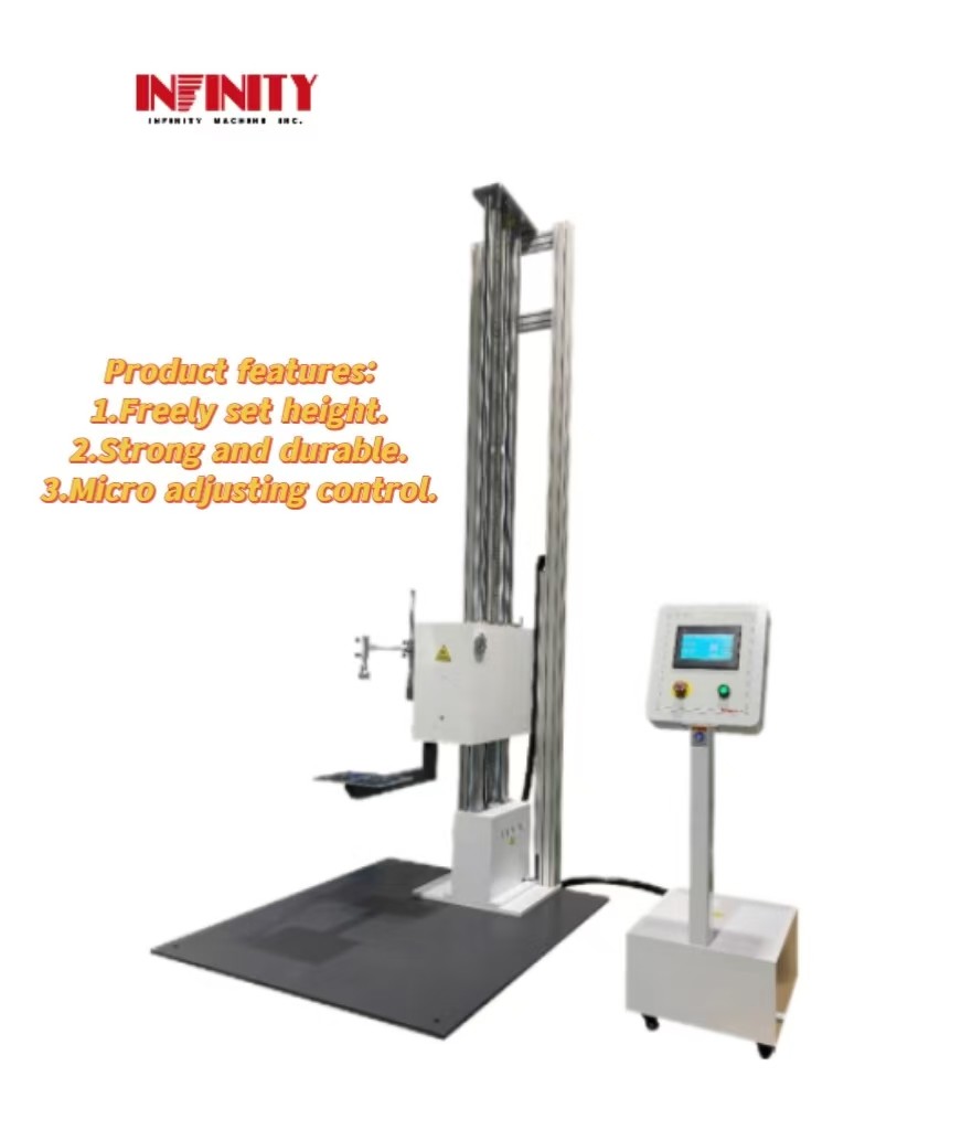Smooth Operation Single Arm Bipolar Structure Carton Package Drop Testing Machine