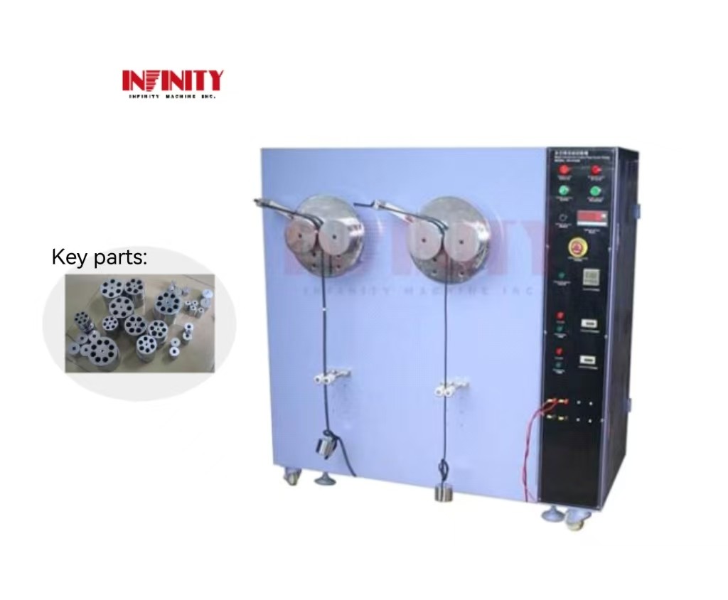 Easy Operation Left and Right Rotation Wire Cable Bending Cycle Fatigue Testing Machine