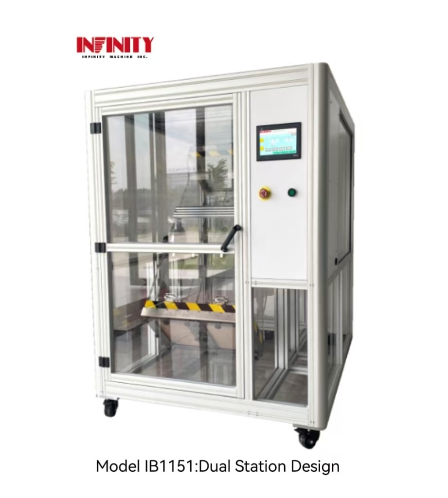 IB1151 Dual Stations Drop Height 500 and 1000mm Tumble Drop Testing Machine
