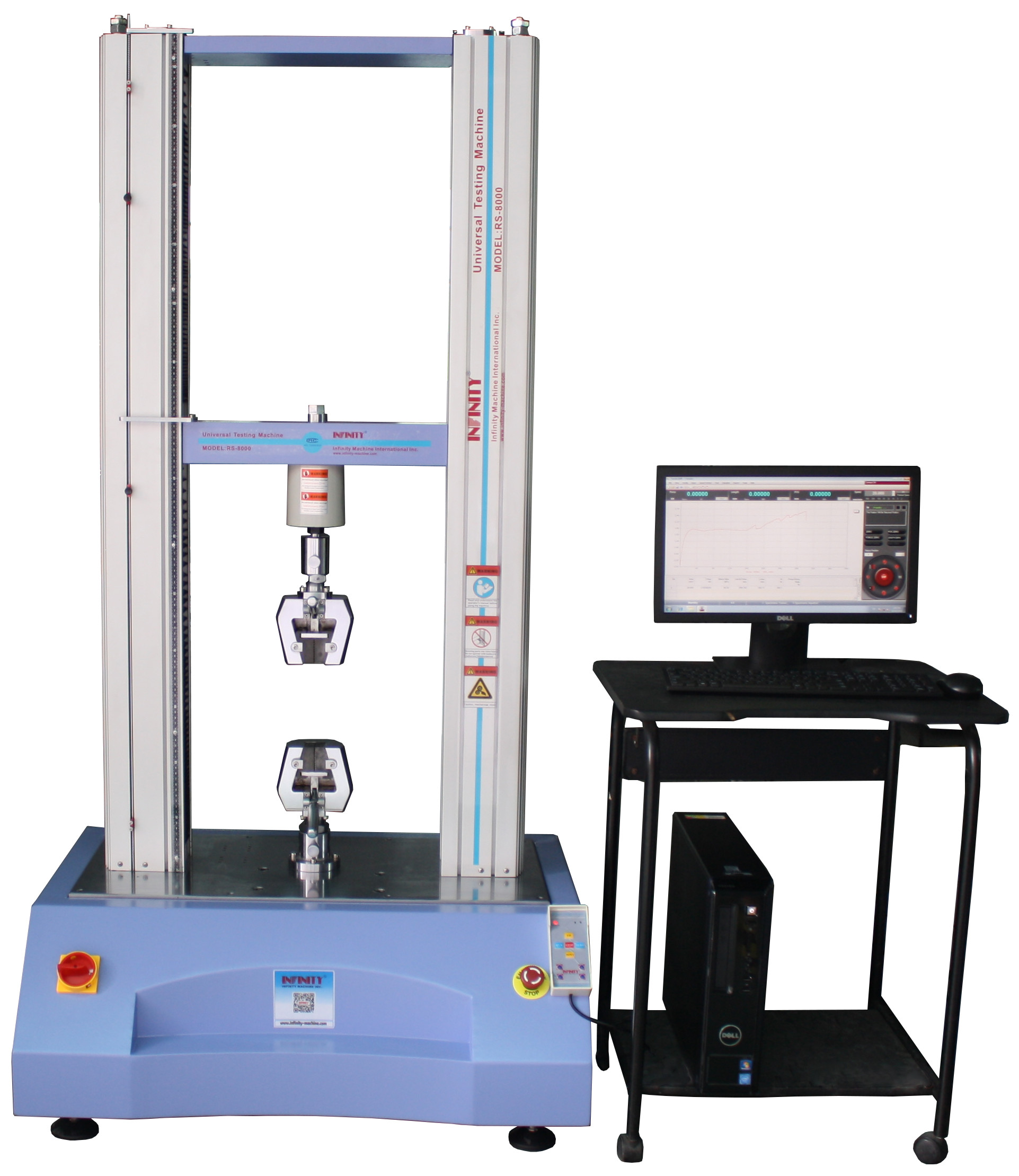 10KN Servo Control Electronic Universal Testing Machine For Lab Metal / Steel Wire Test