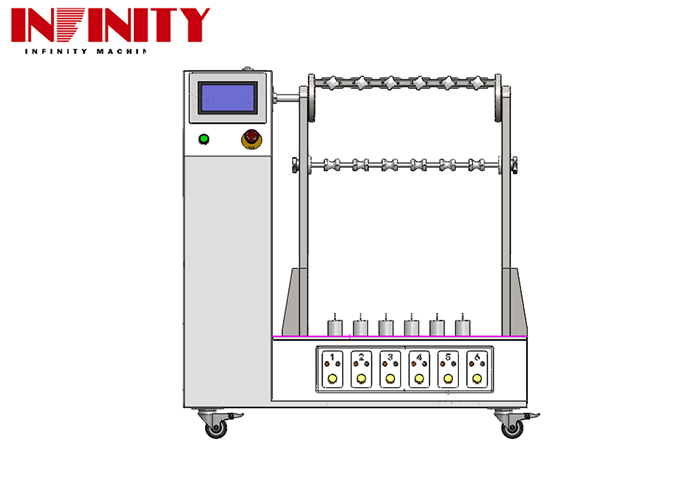IEC 60884-1:2022 Standard Flexible Cable Flexing Test Machine with Adjustable Bending Angle 1~180°
