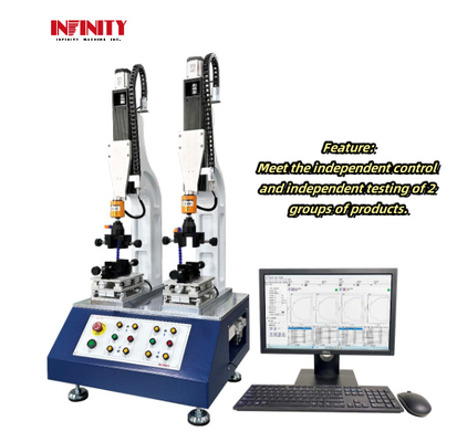 Computer Control Mobile Phone USB Dual Station Insertion And Extraction Force Tester