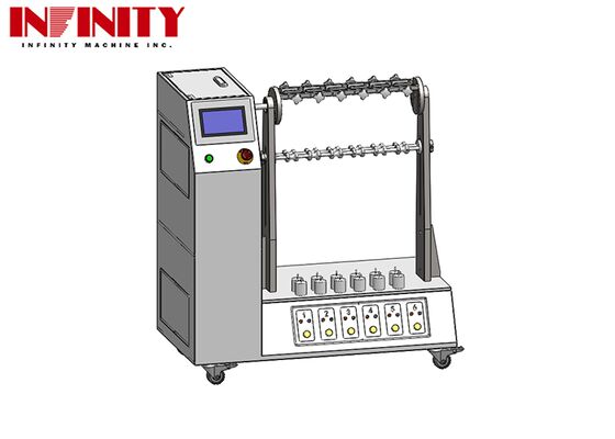 IEC 60884-1:2022 Compliant Flexible Cable Bending Test Apparatus with Adjustable Angle and 6 Jigs