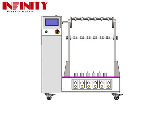 IEC 60884-1:2022 Standard Flexible Cable Flexing Test Machine with Adjustable Bending Angle 1~180°