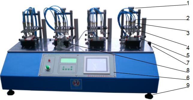 Keystroke Tester Pneumatic Button / Keystroke Durability Tester, Lifespan Tester LCD ...