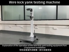 Wire kick yank testing machine--machine assembly
